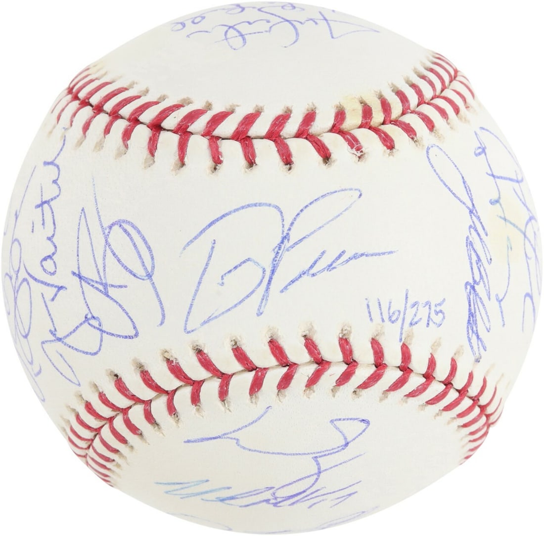 2007 Boston Red Sox World Series Team Signed Baseball Limited Edition 116/275 Steiner COA (1 of 7)