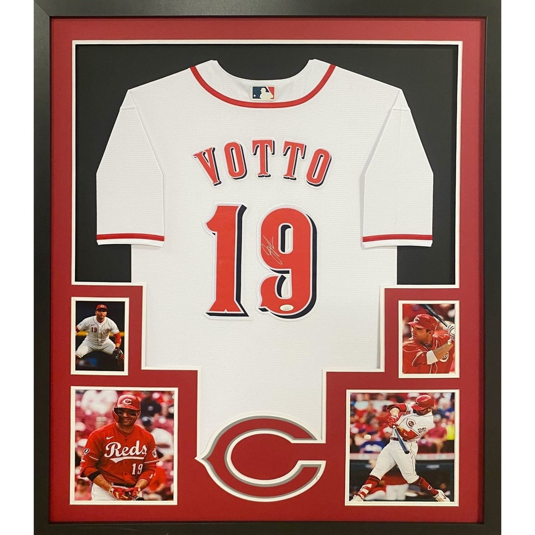 Joey Votto Signed Framed Jersey JSA Authenticated Cincinnati Reds: Joey Votto Signed Framed Jersey JSA Authenticated Cincinnati Reds This autographed Joey Votto framed jersey is a must-have for any Cincinnati Reds fan. Authenticated by JSA, a leader in sports memorab