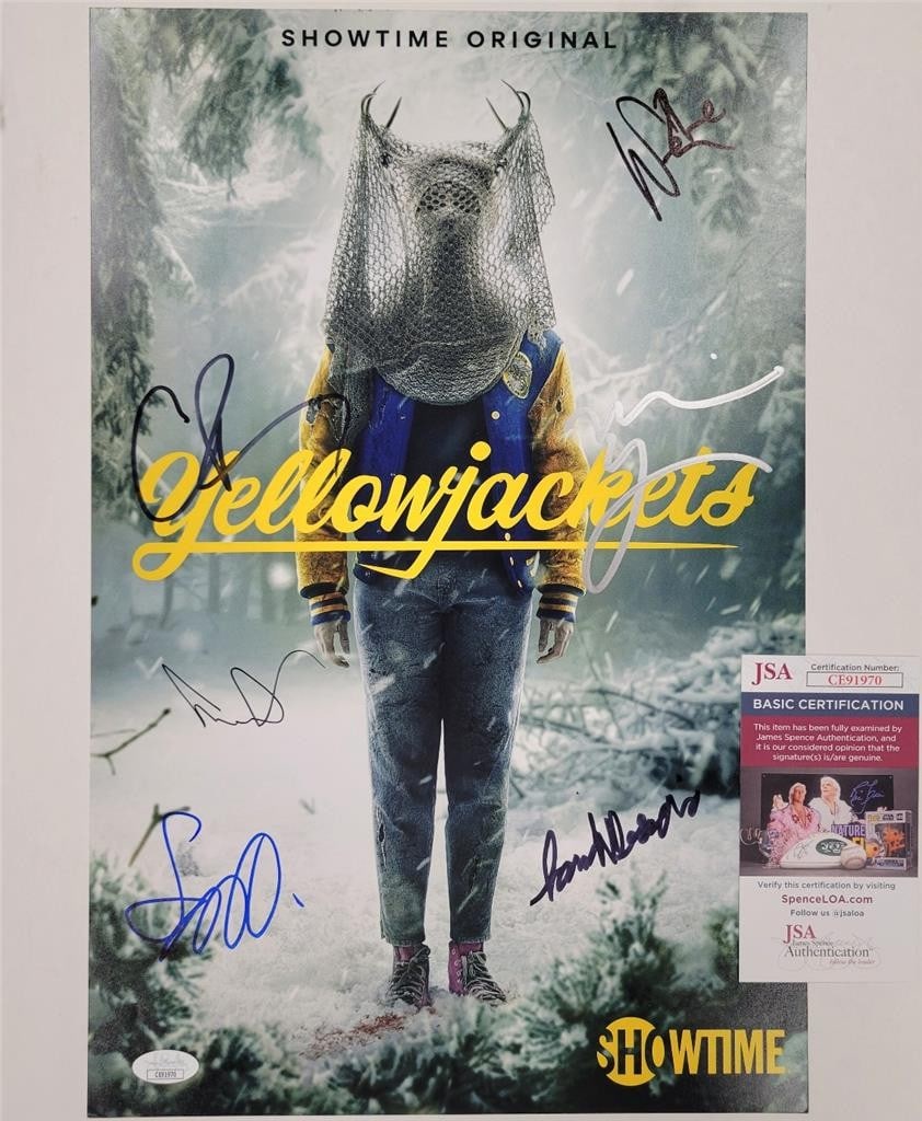 Yellowjackets Cast Signed 11x17 Photo Poster JSA Certified Ricci Lynskey Hanratty (1 of 4)