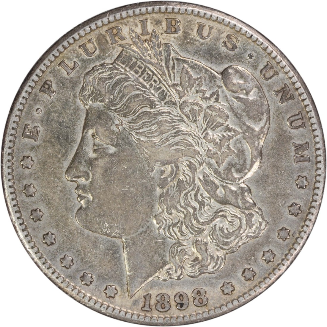 San Francisco 1898 Morgan Dollar 90 Percent Silver EF Uncertified (1 of 2)