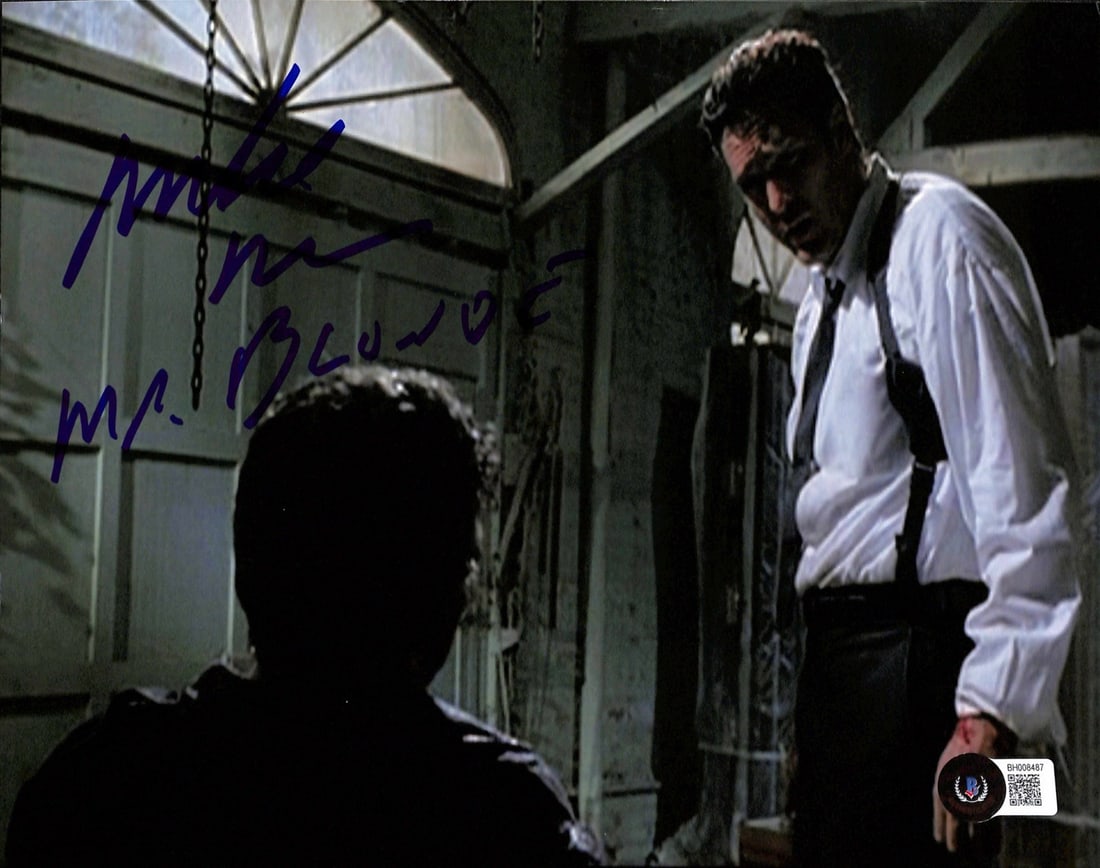 Michael Madsen 8x10 Signed Photo Mr Blonde Reservoir Dogs Beckett Certified (1 of 1)