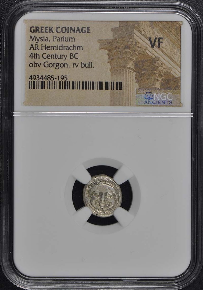 NGC XF40 Hemidrachm from Parium in Ancient Mysia Certified Greek Coin (1 of 2)