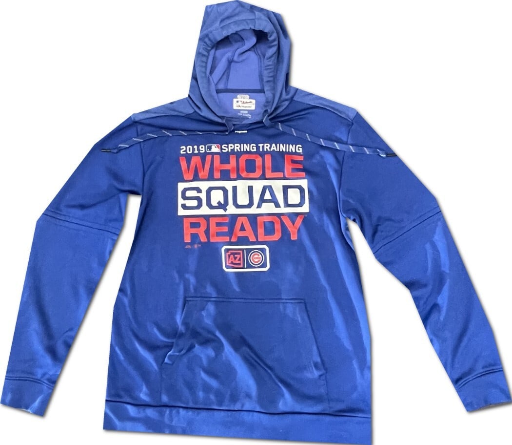 Chicago Cubs Game Used Pullover 2019 Spring Training (1 of 5)