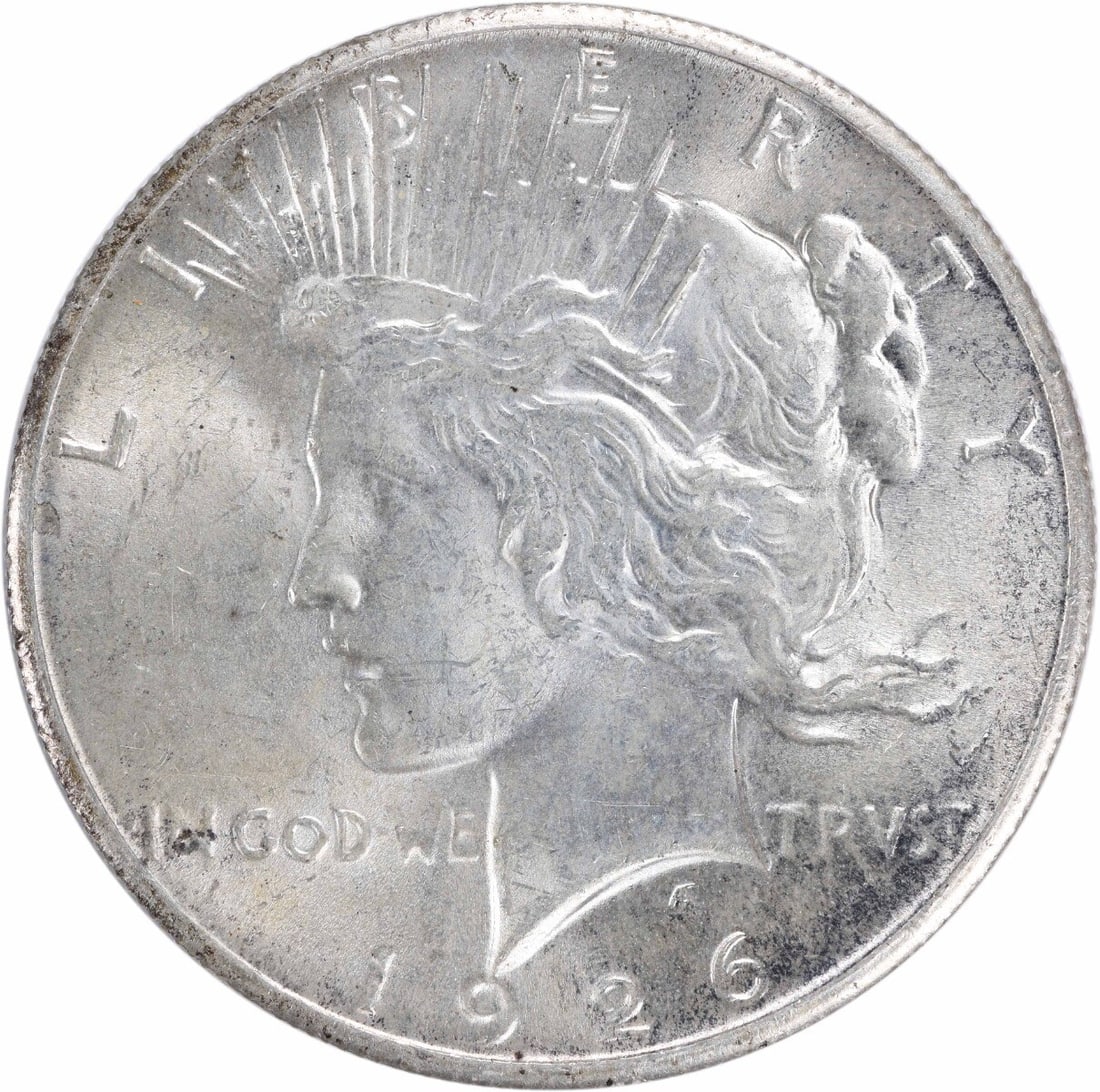 1926 Peace Silver Dollar Choice BU Uncertified Silver Coin (1 of 2)