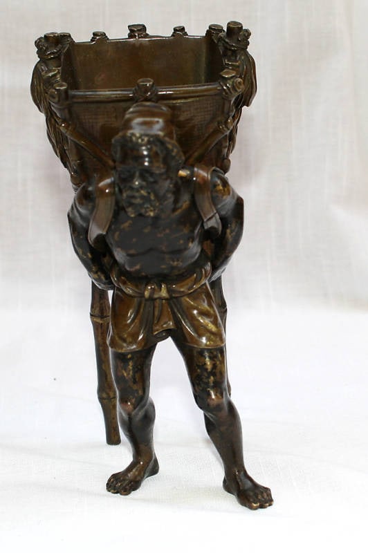 19th Century Austrian Bronze Oriental Carrier Figurine (1 of 7)