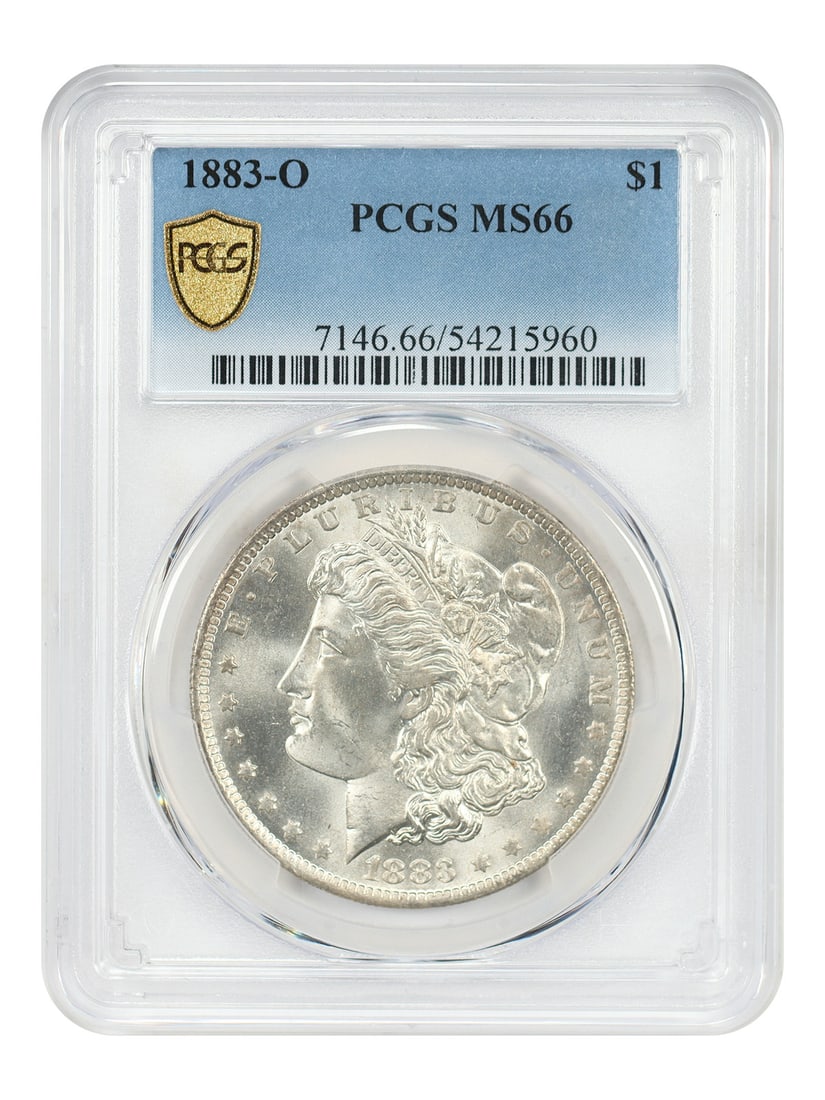PCGS MS66 1883-O Morgan Silver Dollar Certified Uncirculated (1 of 4)