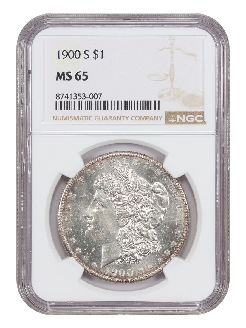 NGC Certified MS65 1900-S Morgan Silver Dollar (1 of 4)