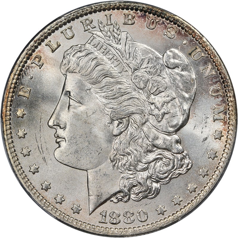 1880-P Morgan Silver Dollar PCGS MS64 Uncirculated Silver Coin (1 of 4)