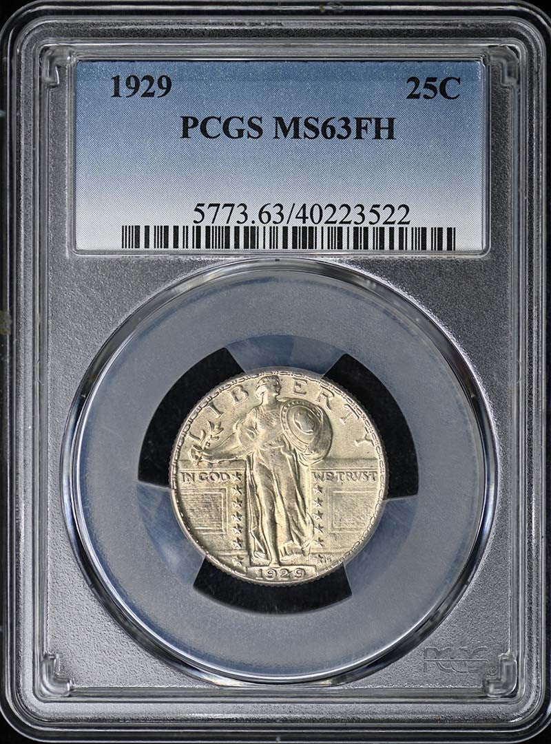 1929 Standing Liberty Quarter PCGS MS63FH Philadelphia Mint (1 of 4)