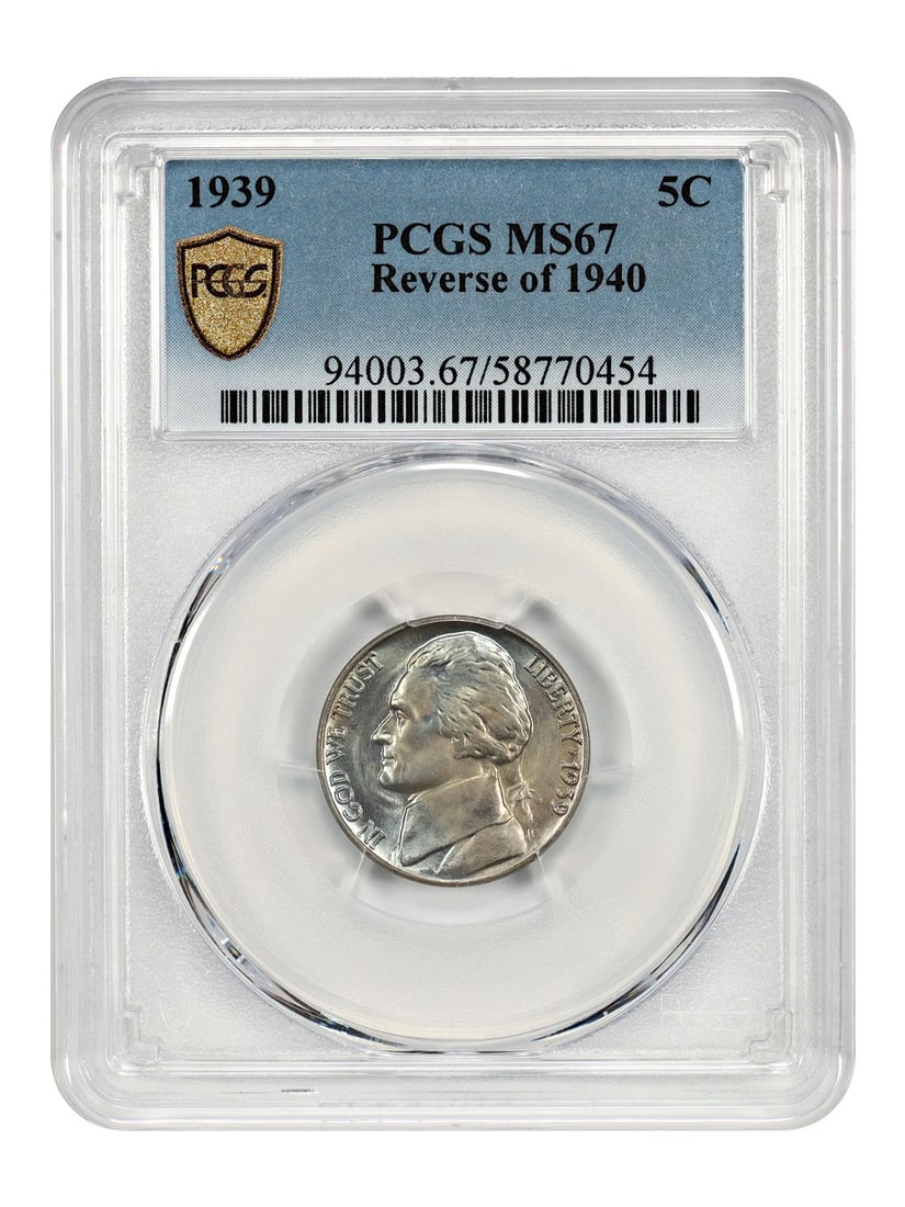1939 Jefferson Nickel 5C PCGS MS67 Philadelphia Mint Certified (1 of 4)