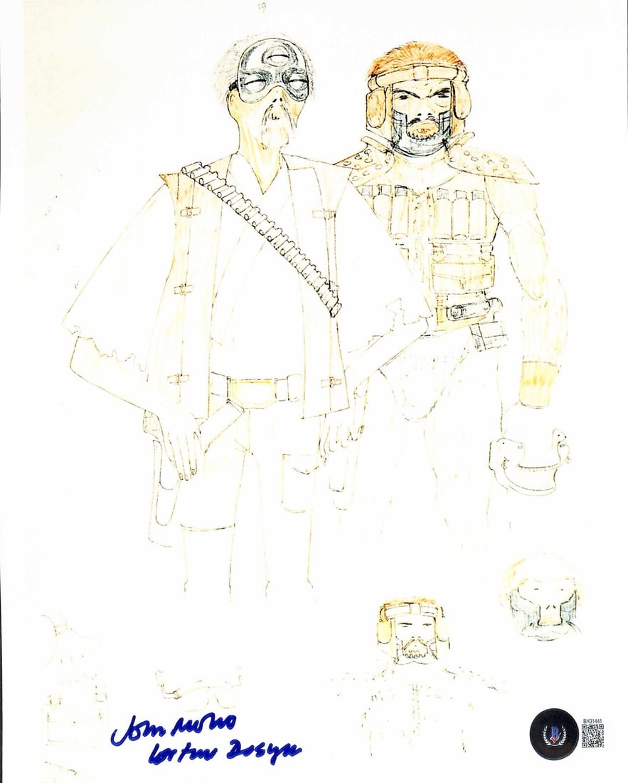 8x10 Photo Signed by John Mollo Star Wars Han Solo Costume Designer Beckett Authenticated: 8x10 Photo Signed by John Mollo Star Wars Han Solo Costume Designer Beckett Authenticated This is an original 8x10 color photograph signed by John Mollo, the costume designer for Star Wars. The autogr