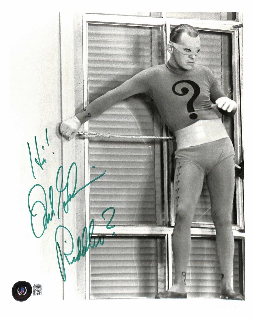 Frank Gorshin Riddler Signed 8x10 Photo with Beckett Authentication (1 of 1)