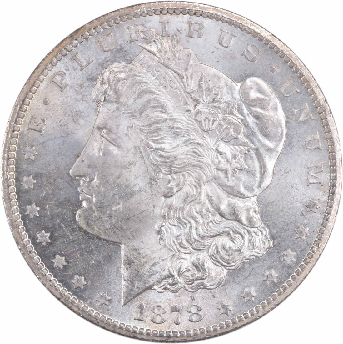 1878 CC Morgan Silver Dollar Brilliant Uncirculated Silver Coin (1 of 2)