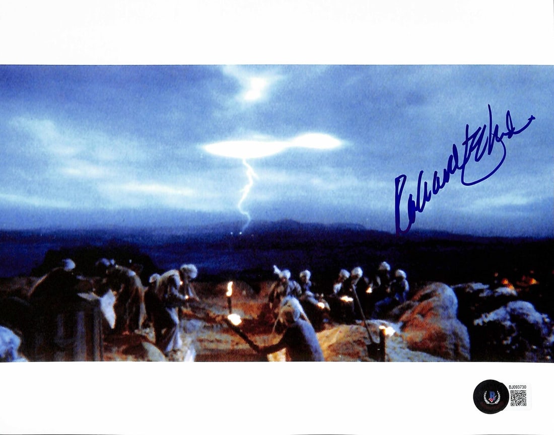Richard Edlund Signed 8x10 Photo Indiana Jones Oscar Winner Beckett Certified: Richard Edlund Signed 8x10 Photo Indiana Jones Oscar Winner Beckett Certified This is an original 8x10 color photograph signed by Richard Edlund, the ILM Animation Supervisor for the iconic film Raide