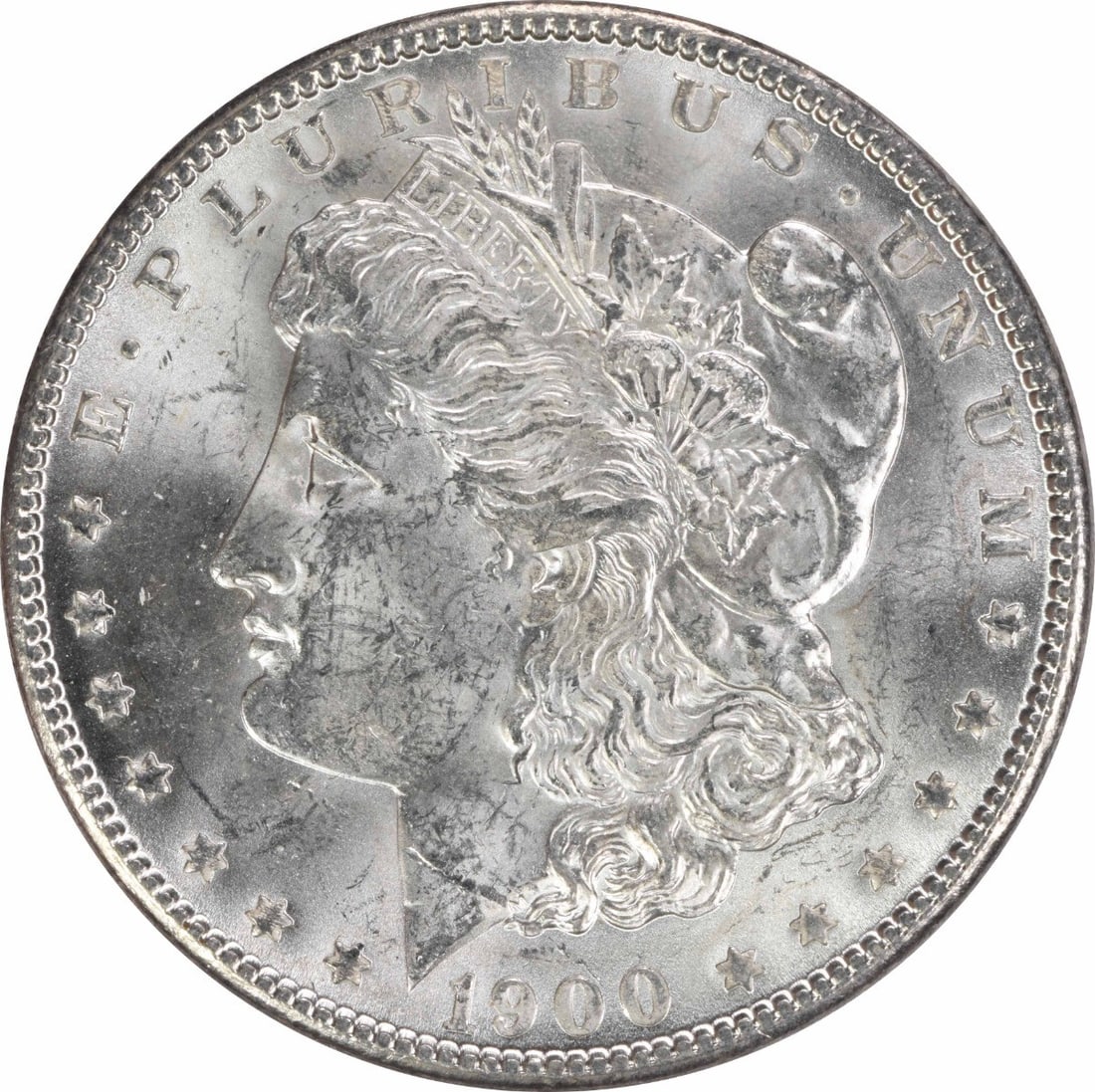 1900 Morgan Silver Dollar Choice BU Uncertified Silver Coin (1 of 2)