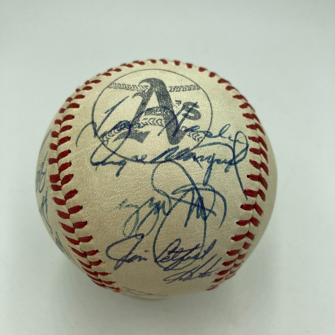 1973 Oakland Athletics Team Signed Baseball JSA COA 19 Signatures (1 of 9)