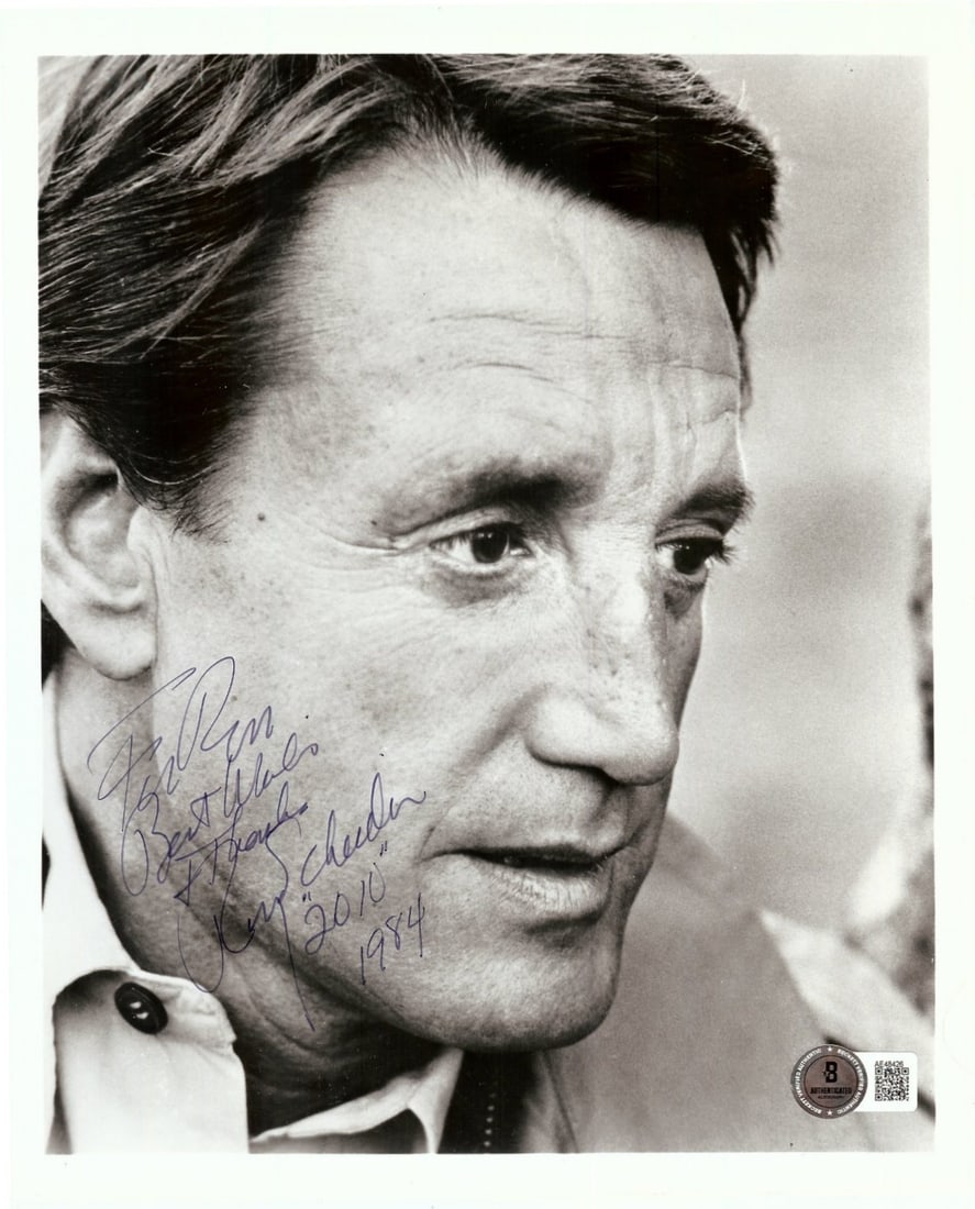Roy Scheider Signed 8X10 Jaws Photo Beckett Authenticated (1 of 2)