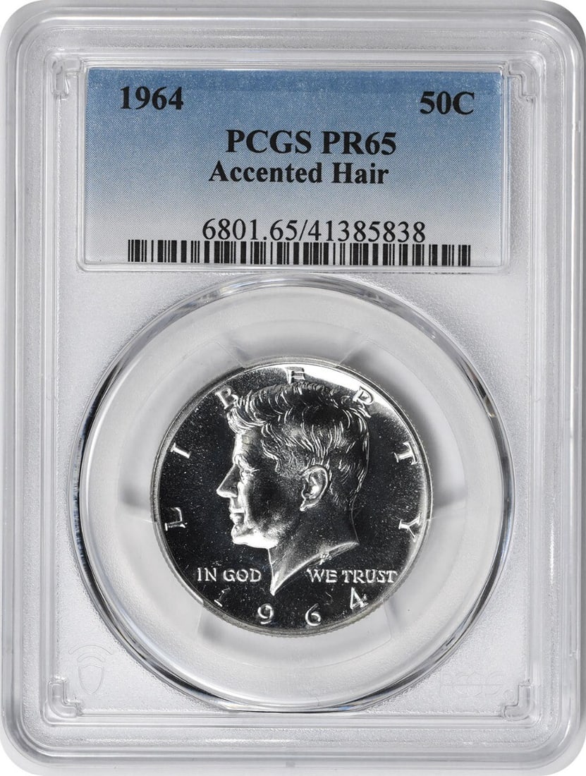 1964 Kennedy Silver Half Dollar PR65 PCGS Uncirculated Coin (1 of 2)