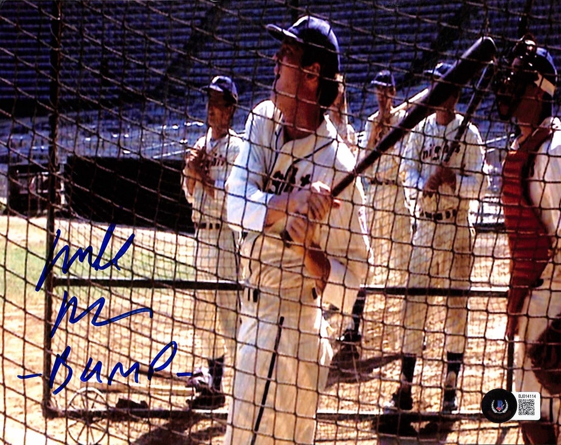 Michael Madsen Autographed 8x10 Bump Bailey Photo Beckett Certified: Michael Madsen Autographed 8x10 Bump Bailey Photo Beckett Certified Own a rare, Beckett-authenticated Michael Madsen signed 8x10 photograph, featuring his character Bump Bailey from the iconic 1984 ba