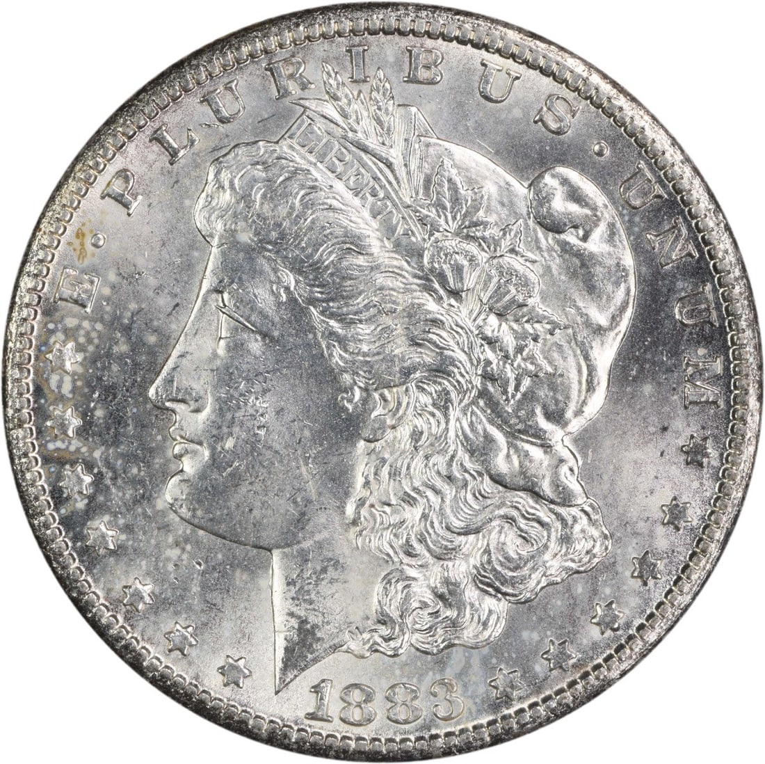 1883-CC Uncertified BU Morgan Silver Dollar Coin (1 of 2)
