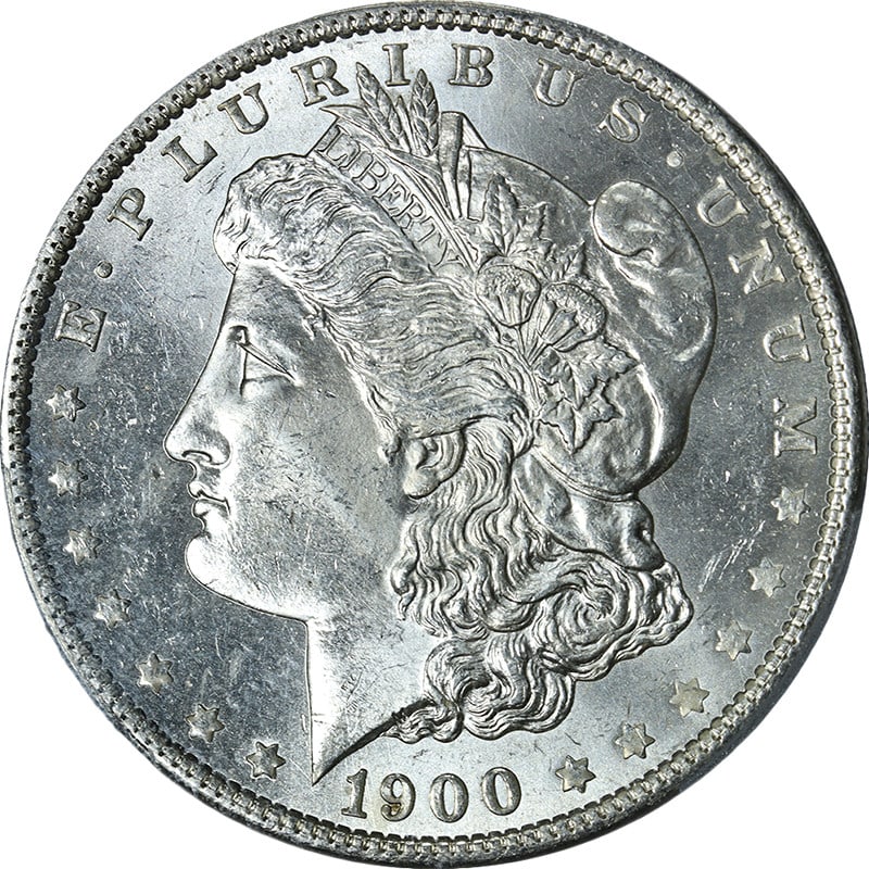 1900-O Morgan Silver Dollar PCGS MS63 Blast White Eye Appeal: 1900-O Morgan Silver Dollar PCGS MS63 Blast White Eye Appeal This stunning 1900-O Morgan Silver Dollar is certified by PCGS with a grade of MS63, showcasing remarkable eye appeal and brilliant luster.