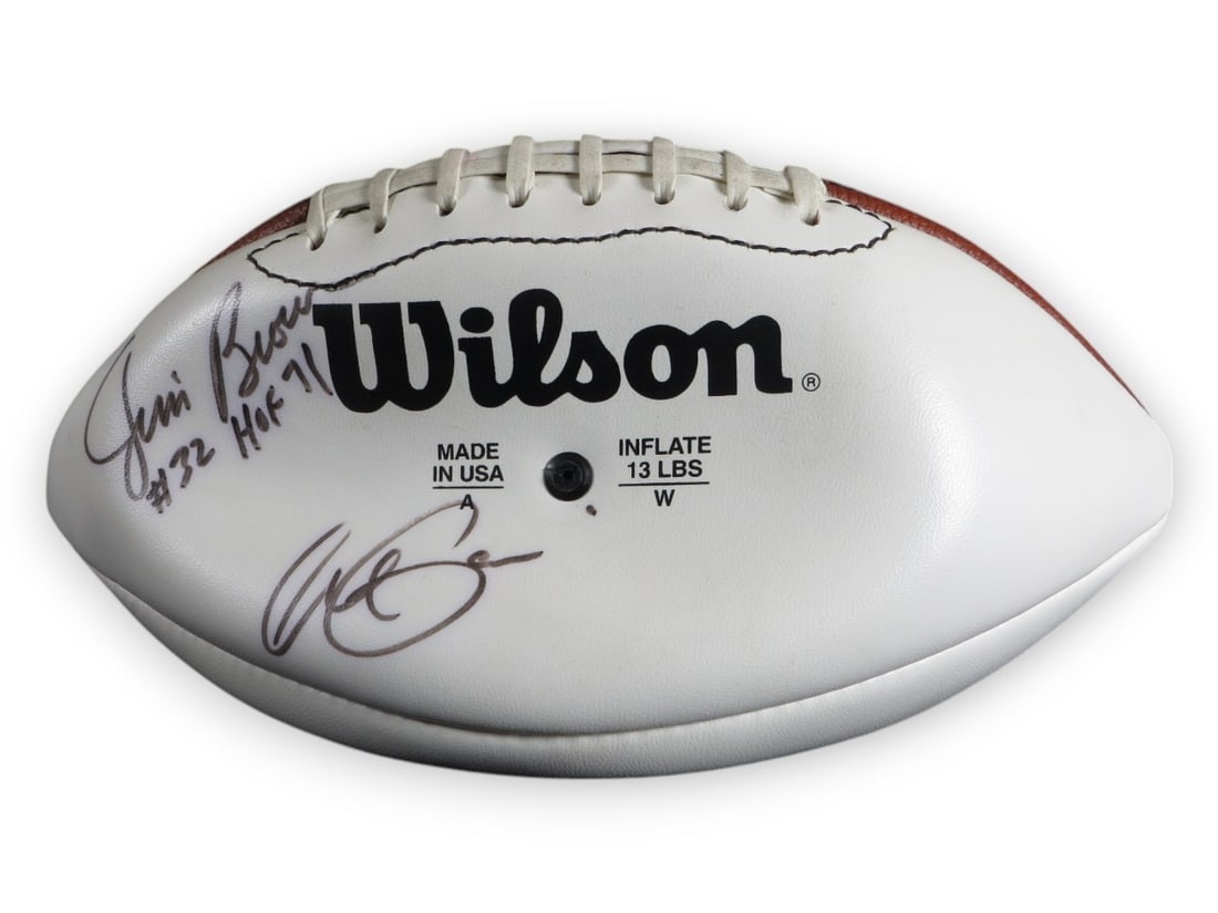 Any Given Sunday Signed Football Pacino Stone Unitas JSA Authenticated: Any Given Sunday Signed Football Pacino Stone Unitas JSA Authenticated This is a unique multi-signed football featuring the autographs of renowned personalities from the film 'Any Given Sunday': Al Pa