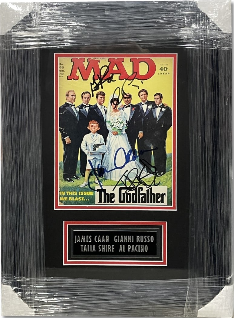 The Godfather Framed Photo Signed by Pacino Caan Shire Russo JSA (1 of 5)