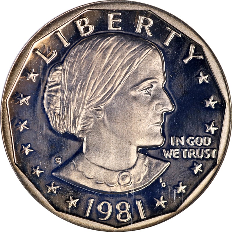1981-S Ty 2 Susan B Anthony Dollar Proof NGC PF69 Ultra Cameo (1 of 4)