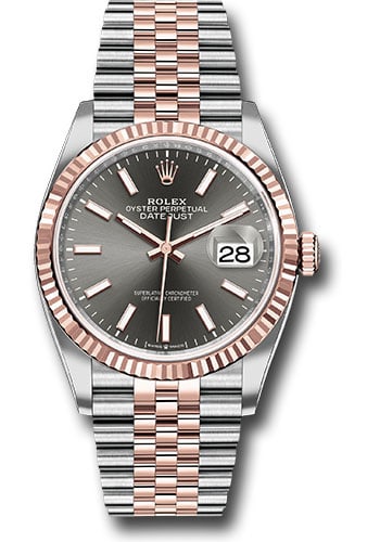 2020 Rolex Datejust 126231 Jubilee Bracelet Dark Rhodium Index Dial New Card: 2020 Rolex Datejust 126231 Jubilee Bracelet Dark Rhodium Index Dial New Card This Rolex Datejust features a dark rhodium index dial and a distinctive fluted bezel. The watch comes with a Jubilee