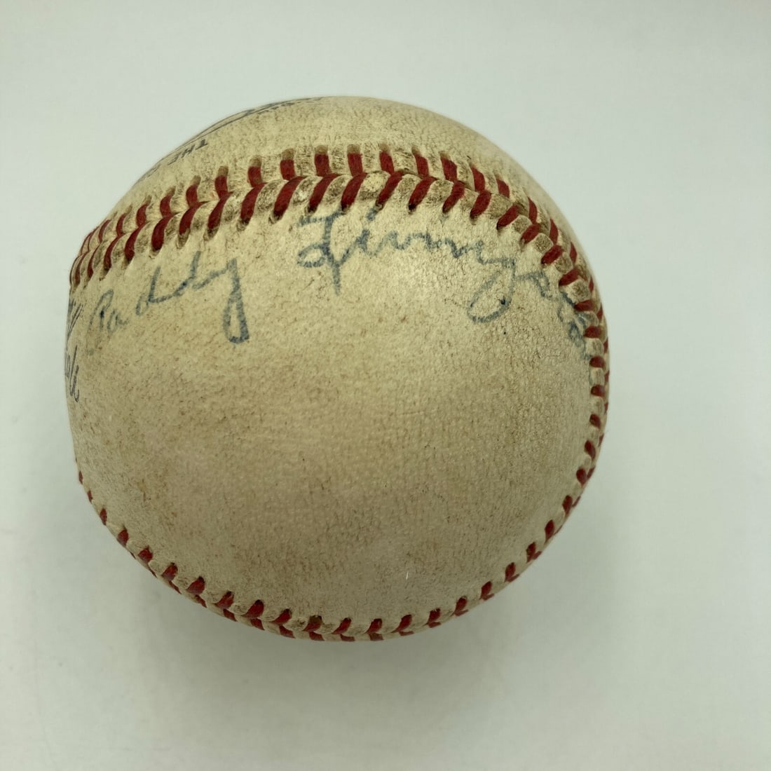 Paddy Livingston Signed Baseball 1910 1911 World Series Champ PSA Authenticated (1 of 6)