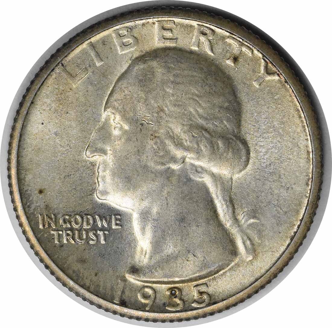 1935-S Washington Silver Quarter Choice Uncirculated Uncertified 25C (1 of 2)