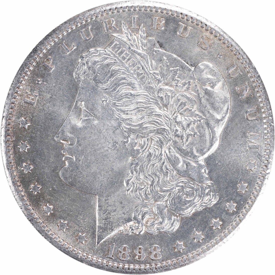 1898-S Morgan Silver Dollar Choice BU Uncertified Silver Coin (1 of 2)