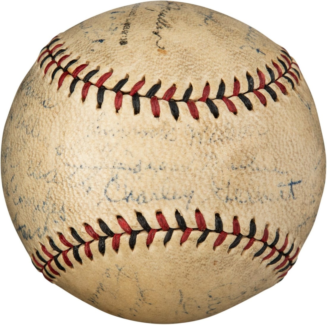 1931 St. Louis Cardinals Team Signed Baseball with PSA DNA COA (1 of 8)