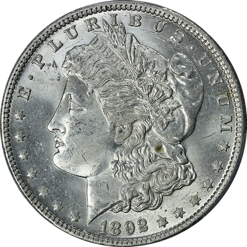 1892-O Morgan Silver Dollar PCGS MS63 Uncirculated Silver Coin (1 of 4)