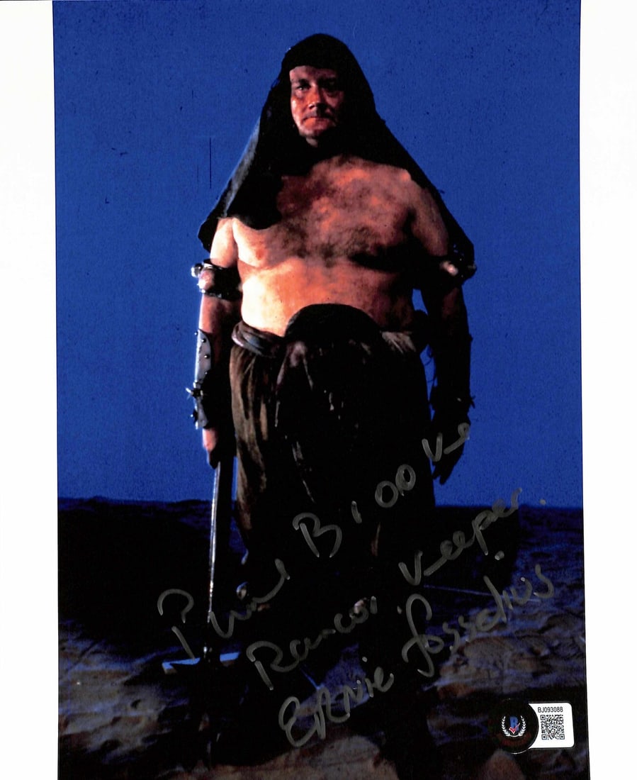 Signed 8x10 Star Wars ROTJ Rancor Photo Paul Brooke Ernie Fosselius Beckett Authenticated: Signed 8x10 Star Wars ROTJ Rancor Photo Paul Brooke Ernie Fosselius Beckett Authenticated This is an original 8x10 color photograph from Star Wars: Return of the Jedi, autographed by Paul Brooke, who