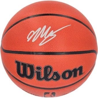 Victor Wembanyama Autographed Indoor Outdoor Basketball San Antonio Spurs Fanatics Authenticated (1 of 3)