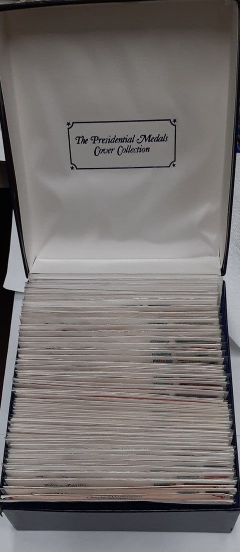 Presidential Bronze Medal First Day Cover Set Washington to G W Bush (1 of 4)