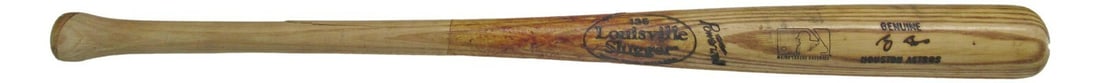 Craig Biggio Game Used Louisville Slugger Bat 1999-2005 Houston Astros (1 of 9)