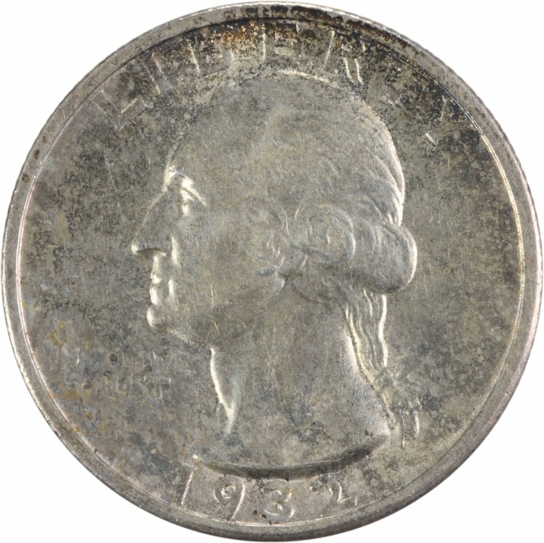 1932-S Washington Silver Quarter AU Uncertified 90% Silver Coin (1 of 2)