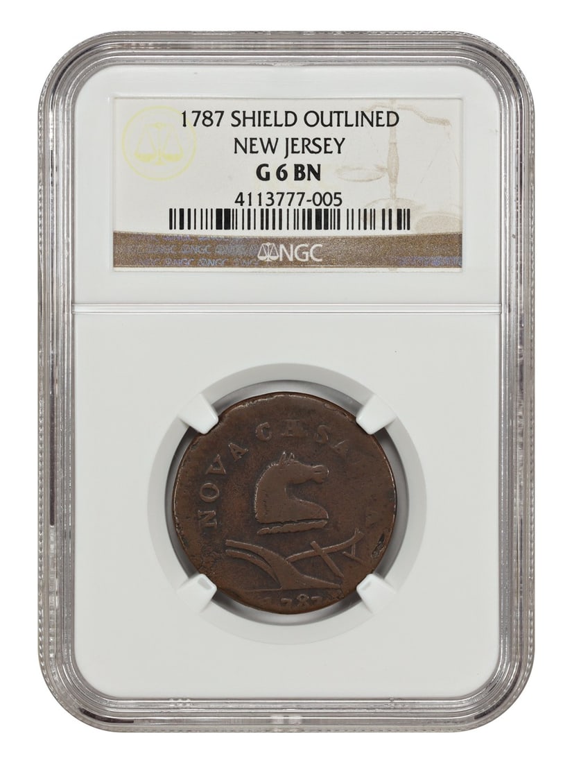 1787 New Jersey Colonial Coin NGC Certified Good 06 (1 of 4)