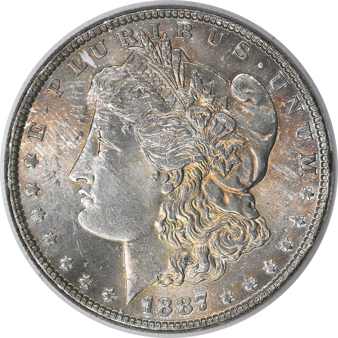 1887 Morgan Silver Dollar Choice BU Uncertified Silver Coin (1 of 2)