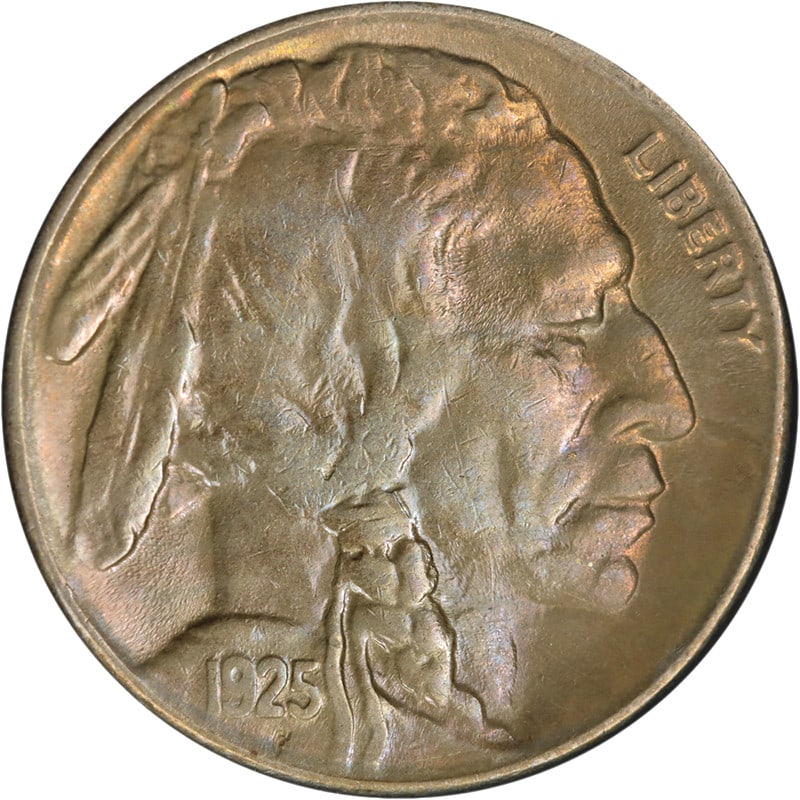 1925-S Buffalo Nickel BU Details Stunning Luster and Eye Appeal (1 of 2)