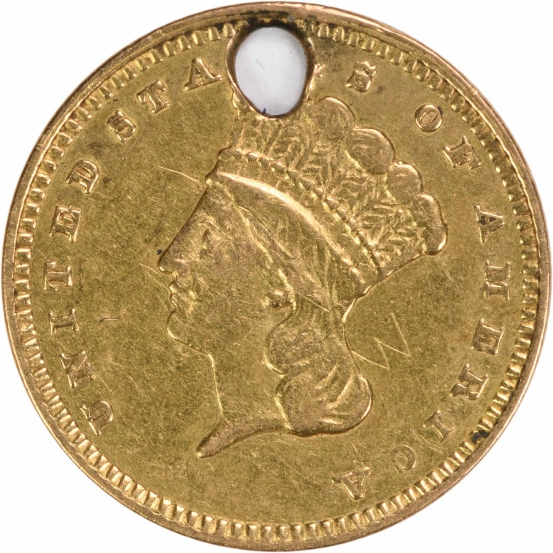 1862 $1 Gold Type 3 Coin EF Uncertified Philadelphia Mint (1 of 2)