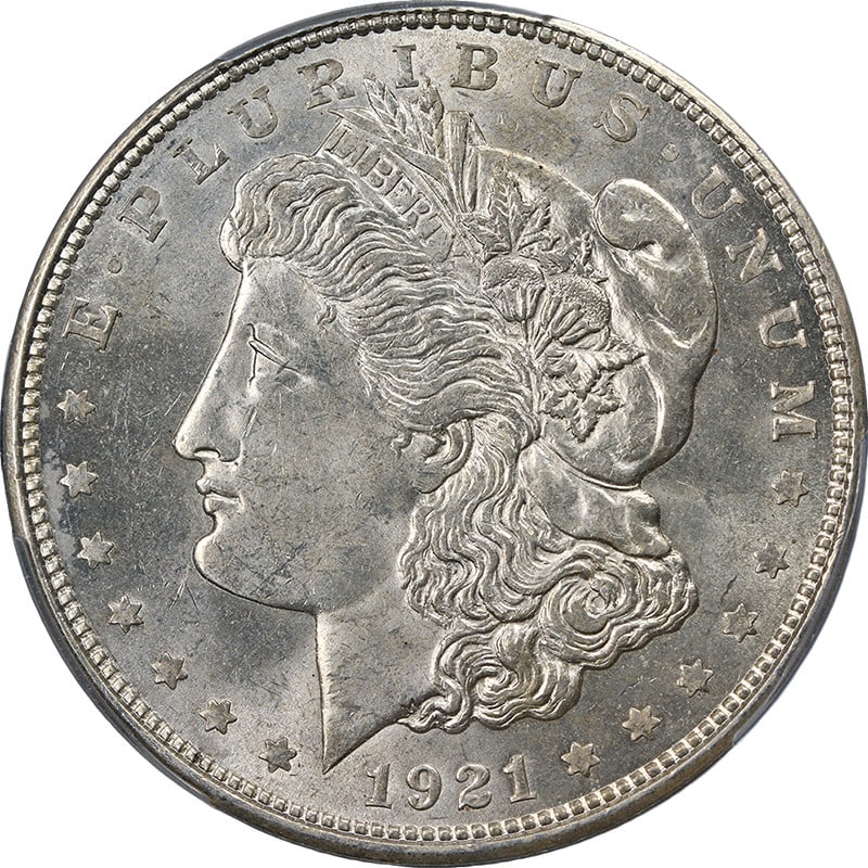 1921-D Morgan Silver Dollar PCGS MS64 Strong Strike Eye Appeal: 1921-D Morgan Silver Dollar PCGS MS64 Strong Strike Eye Appeal This 1921-D Morgan Silver Dollar is graded MS64 by PCGS, showcasing superb eye appeal with vibrant luster and a strong strike. The coin f