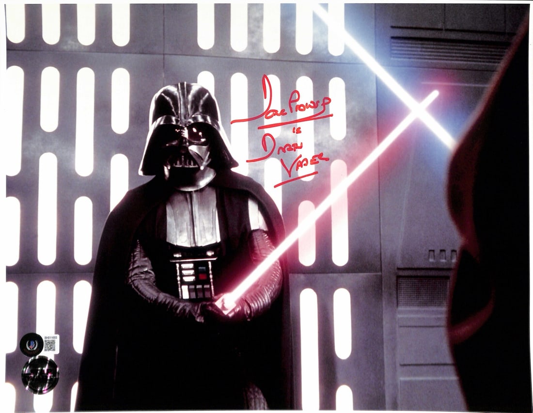 11x14 Star Wars Photo Signed by David Prowse as Darth Vader Beckett Authenticated (1 of 1)