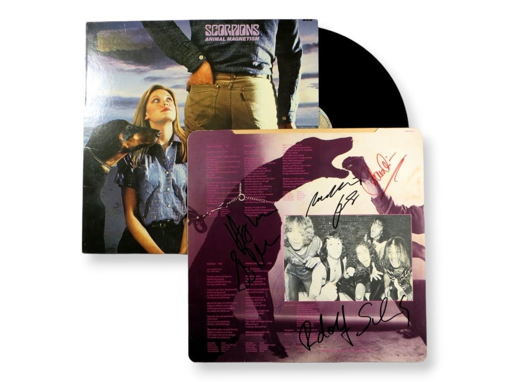 Scorpions Signed Album Sleeve with Beckett Authentication (1 of 5)
