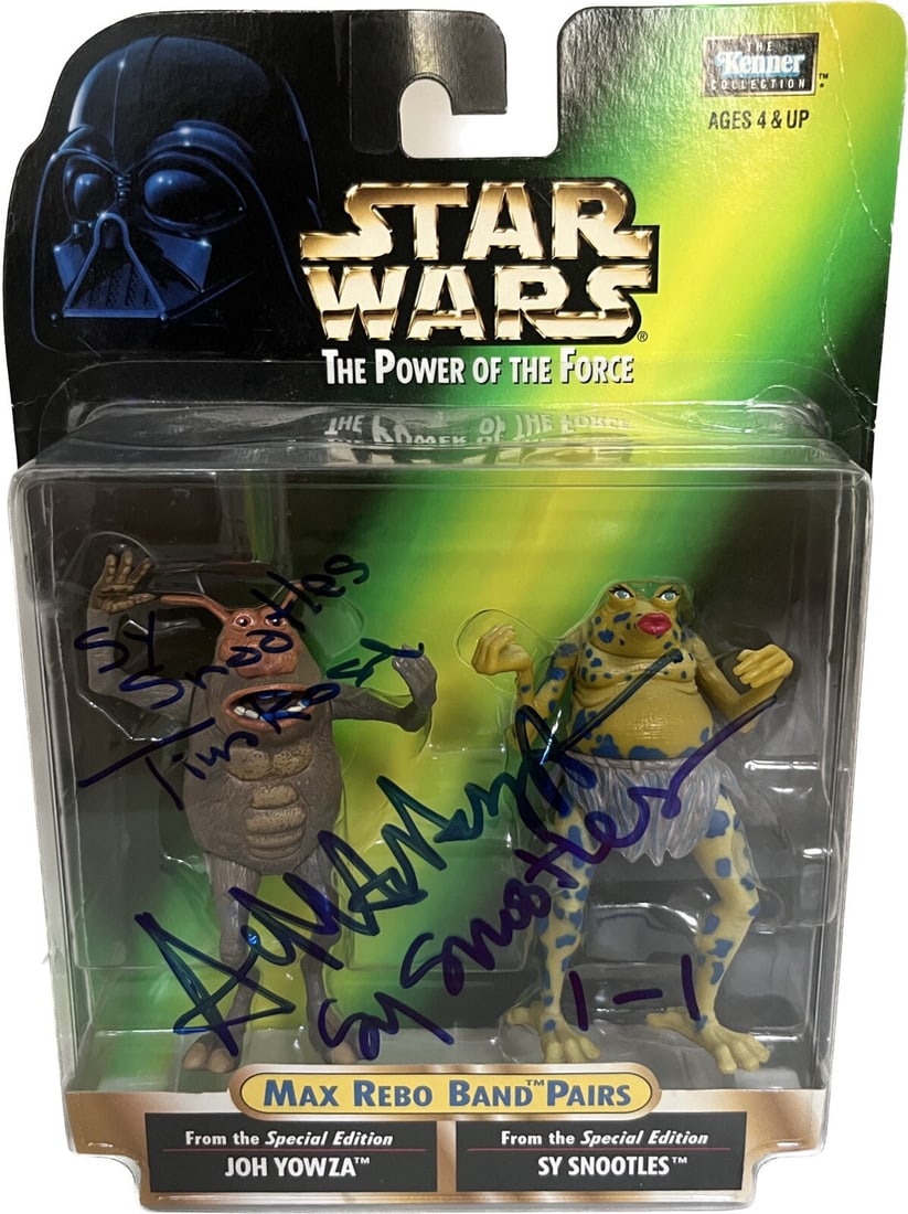 Rare Sy Snootles Signed Action Figure Beckett Authenticated Star Wars (1 of 1)