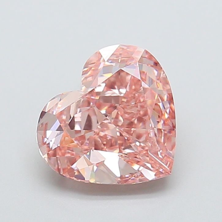 Loose Diamond - HEART 3.04ct Fancy Vivid Pink VS1: Loose Diamond - HEART 3.04ct Fancy Vivid Pink VS1 Source: This is a real non-mined Diamond that has been grown in a lab Shape: HEART Carats: 3.04 Color: Fancy Vivid Pink Certification: IGI Video: