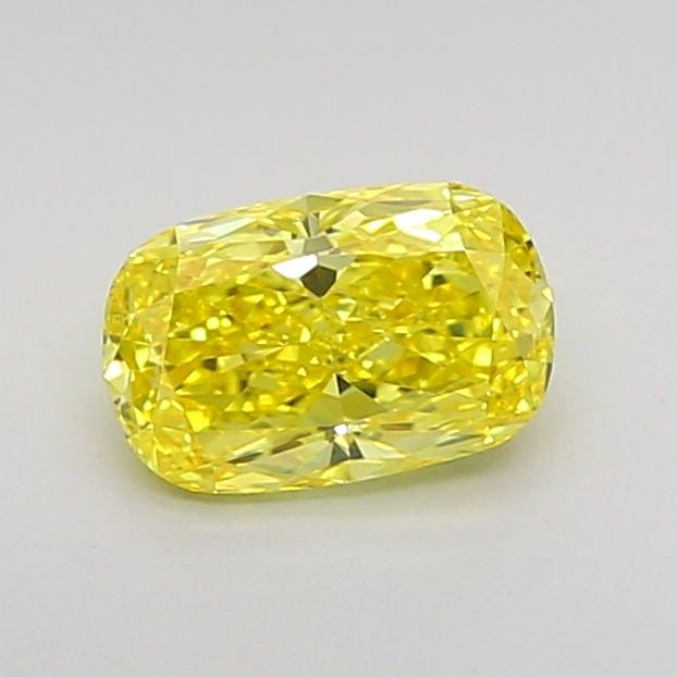 Loose Diamond - CUSHION MODIFIED 0.7ct Fancy Vivid Yellow VVS2 (1 of 1)