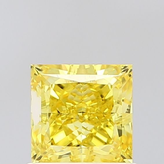 Loose Diamond - PRINCESS 1.01ct Fancy Vivid Yellow VS1: Loose Diamond - PRINCESS 1.01ct Fancy Vivid Yellow VS1 Source: This is a real non-mined Diamond that has been grown in a lab Shape: PRINCESS Carats: 1.01 Color: Fancy Vivid Yellow Certification: IGI